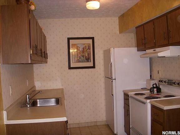 Kitchen with updated flooring
