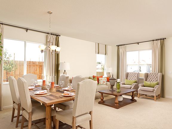 Photos are of model home