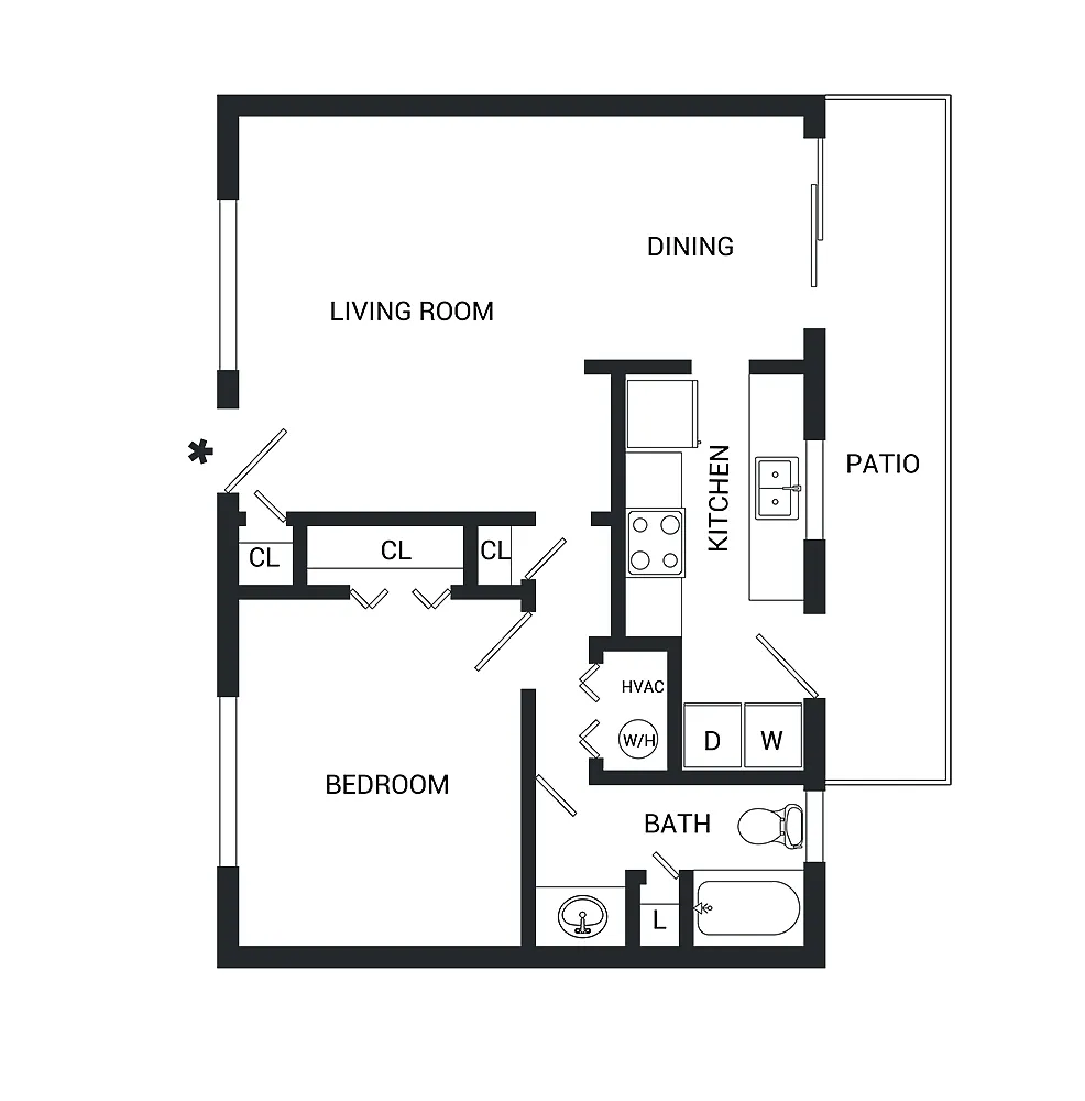 Floor plan A1 Brookside