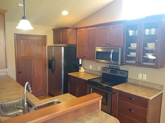 Kitchen with large pantry