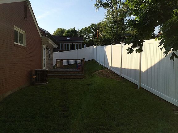 Newly Fenced Yard