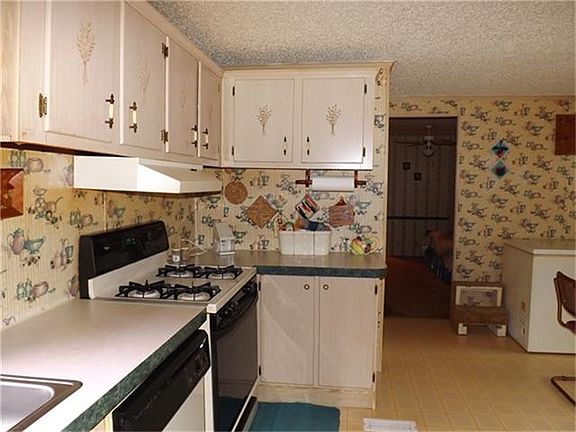 Open kitchen area