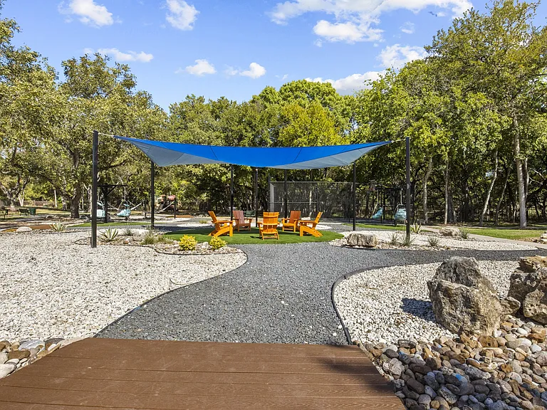 Shaded Lounge Area