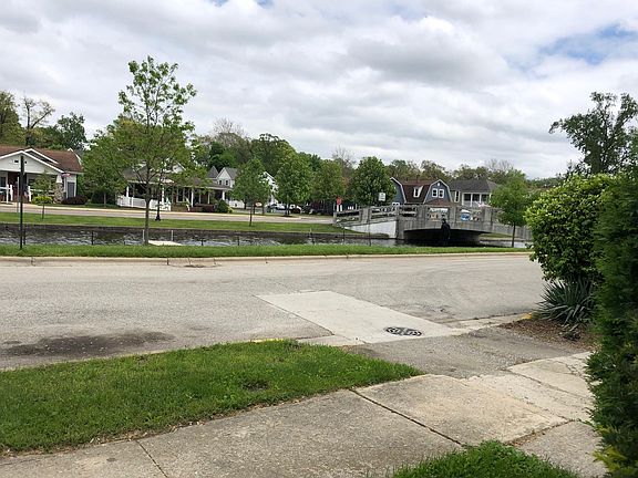 View of canal across street