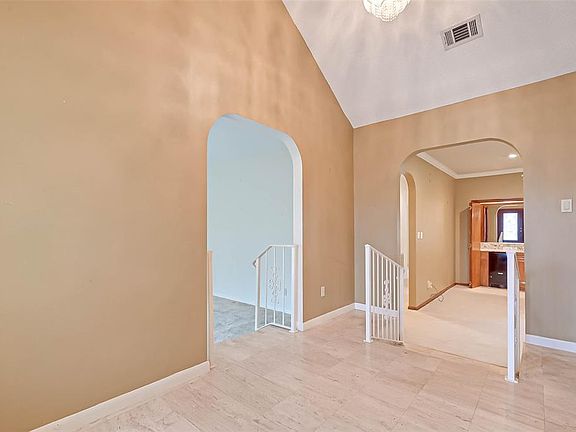 As you walk in, you will be met with pathways to the different rooms and areas.