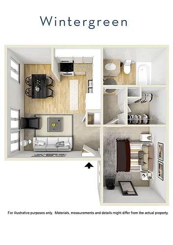 Floor plan Wintergreen