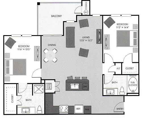 Floor plan B1