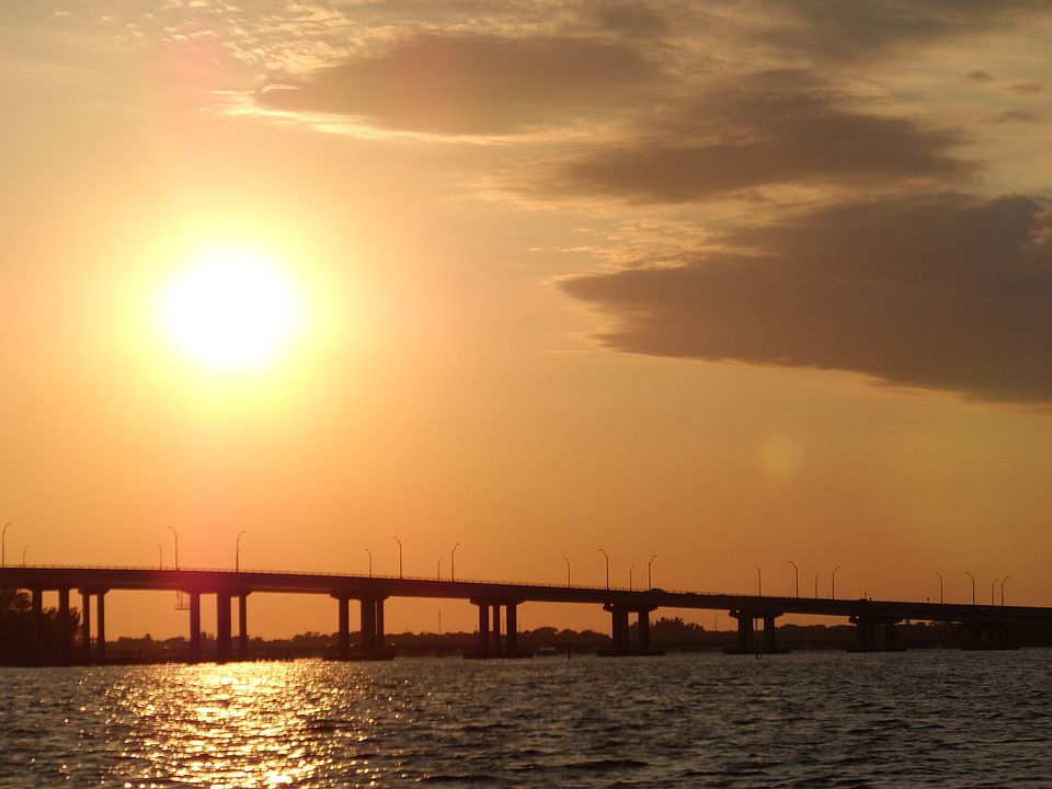 Sunset over Caloosahatchee