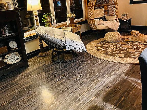 Front room with bay window