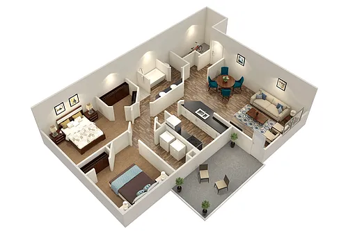 Floor plan Handies