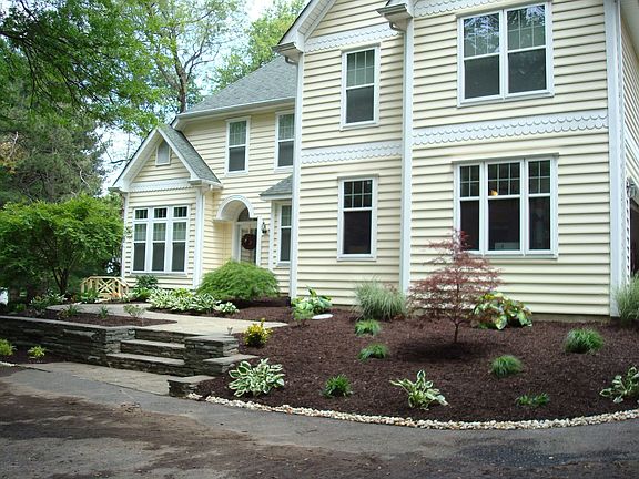 Side View, New Landscaping