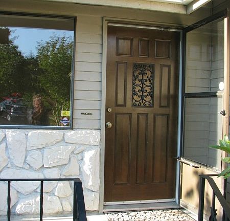 Welcome Home! Solid Wood Front Door Warmly invites you in