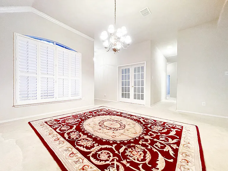 Entry, Office or 4th Bedroom, and Dining Room