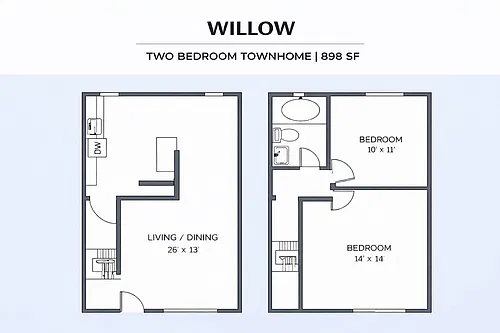 Floor plan Willow