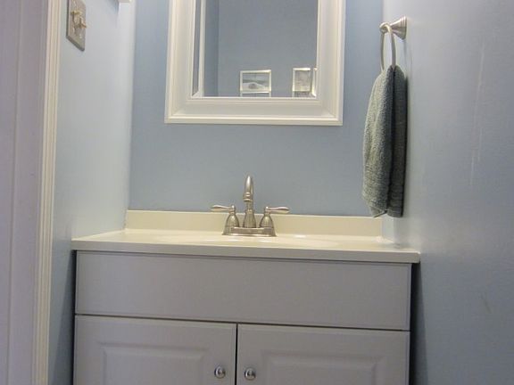 First floor powder room