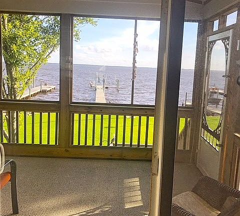 View out from living area