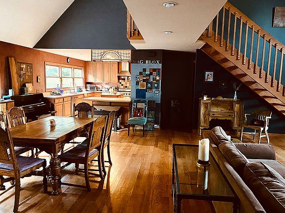 Open Dining and Kitchen 