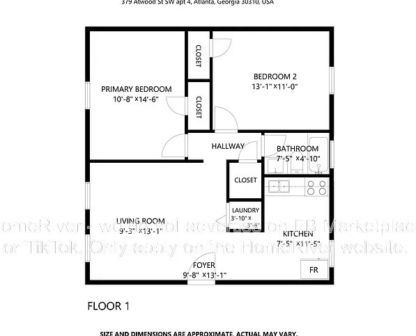 2 bed, 1.0 bath, 800 sqft, $1,800 — Photo 2