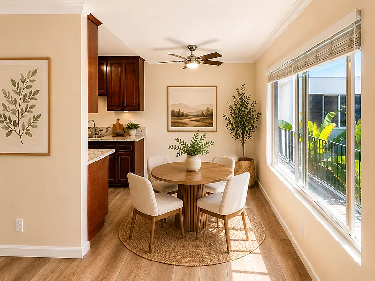 Dining Area - Artificially Staged
