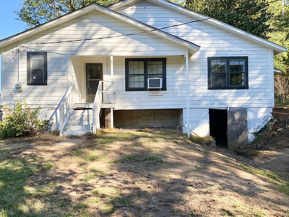 View of house showing basement
