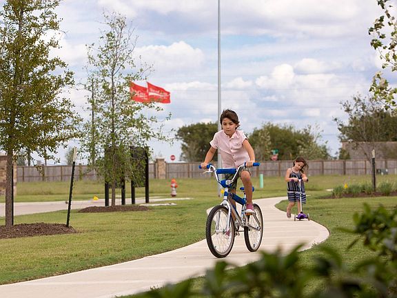 Plenty of sidewalks and walking trails, perfect for a family bike ride.
