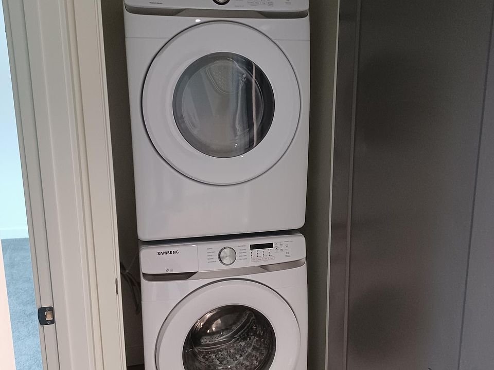 In unit laundry next to bedrooms