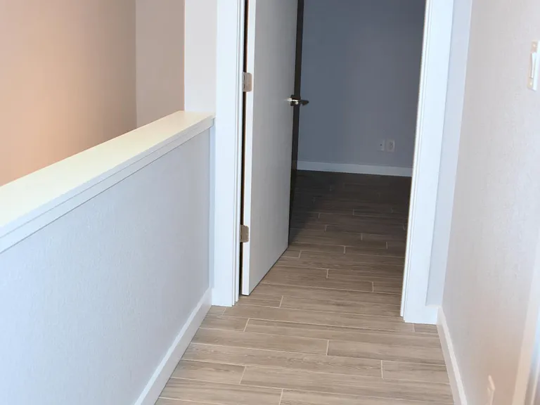 Hallway between bedrooms and upstairs bathroom