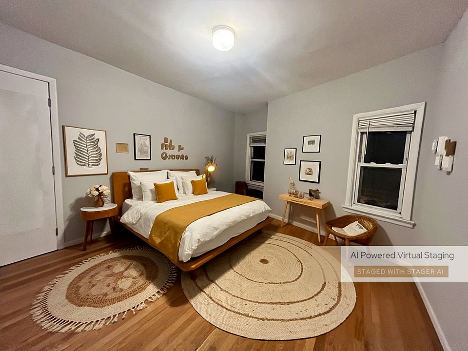 bedroom. virtually staged.