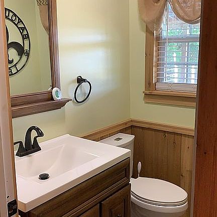 Main floor half bathroom 