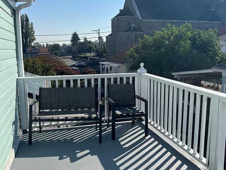 Shared back porch