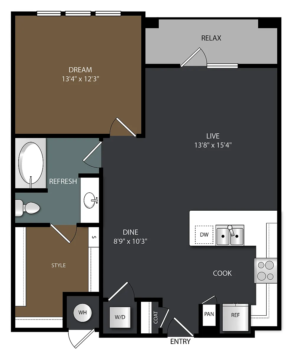 Floor plan A2 W