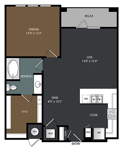 Floor plan A2 West