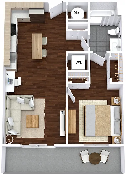 Floor plan A1 South