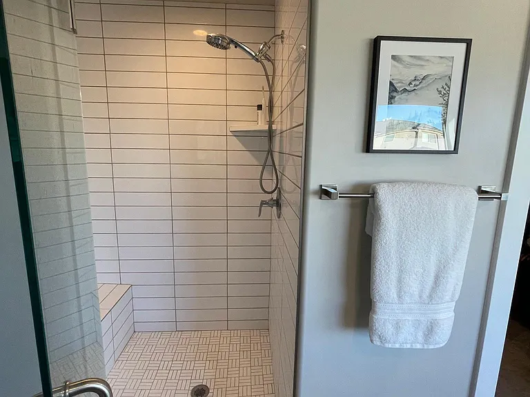 Master bathroom shower