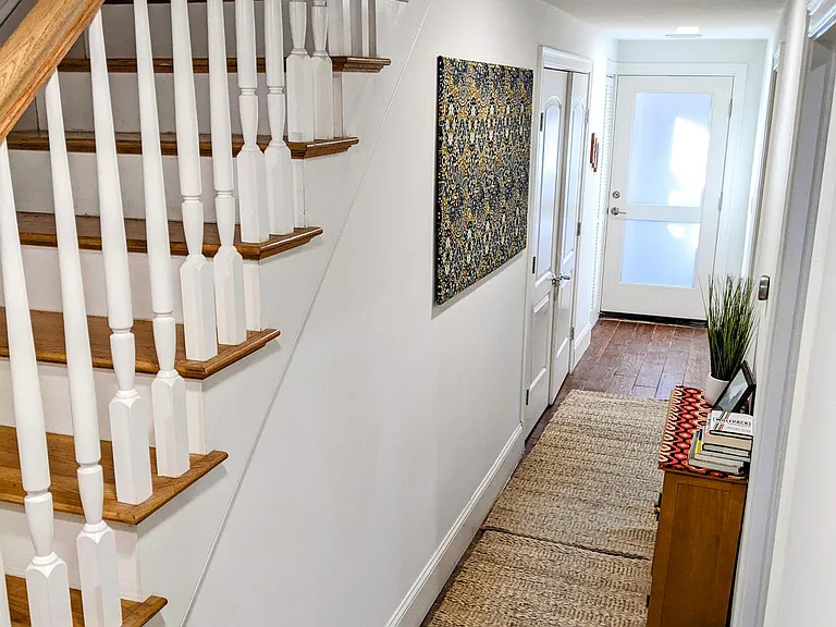 Downstairs hallway (exit out to private deck 2 and shared patio)