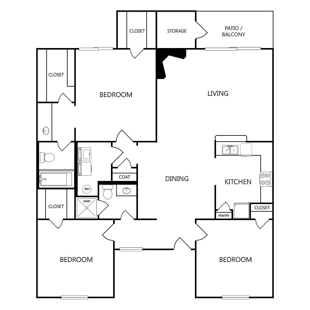 Floor plan C1