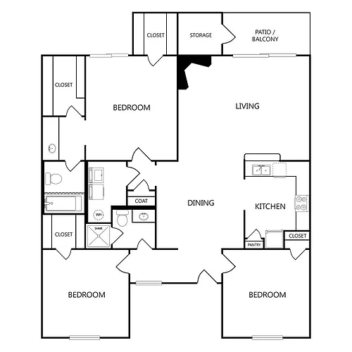 Floor plan C1