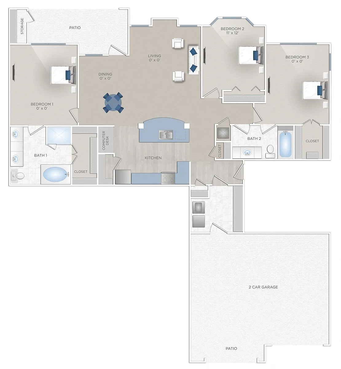 Floor plan Desire (C1c)