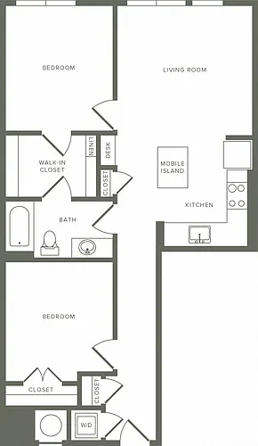 Floor plan B1C