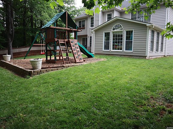 Backyard with amazing playground