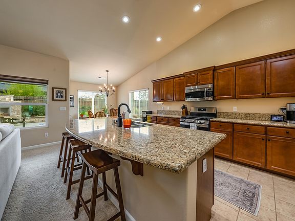 Open concept kitchen and breakfast nook