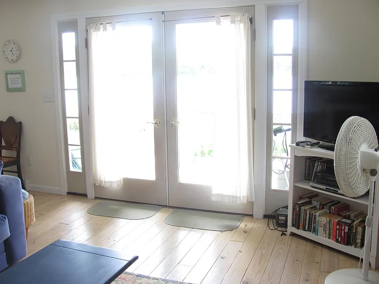 Front french doors