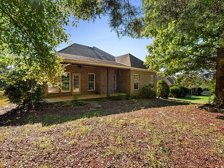 Spacious rear yard.
