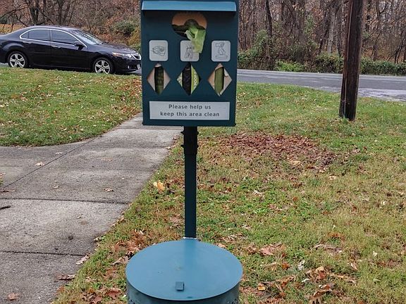 Convenient pet waste stations to help keep our property clean and pet-friendly.