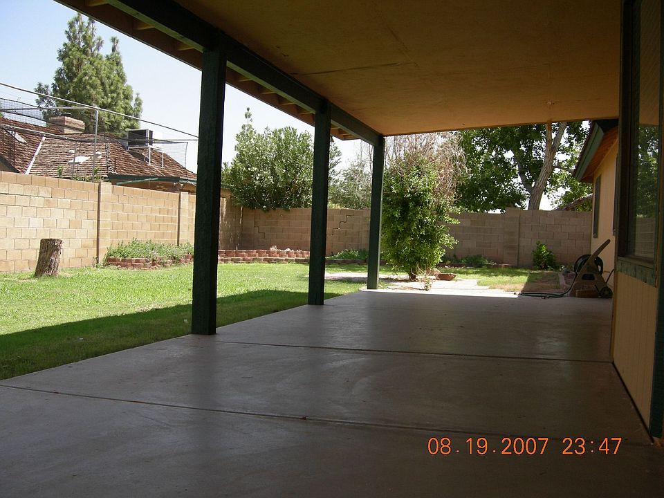 Large covered patio