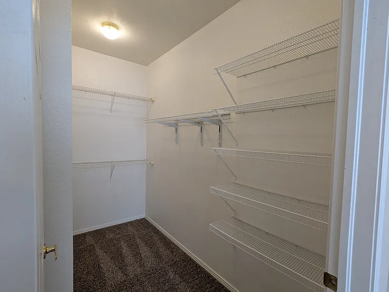 Bedroom walk-in closet
