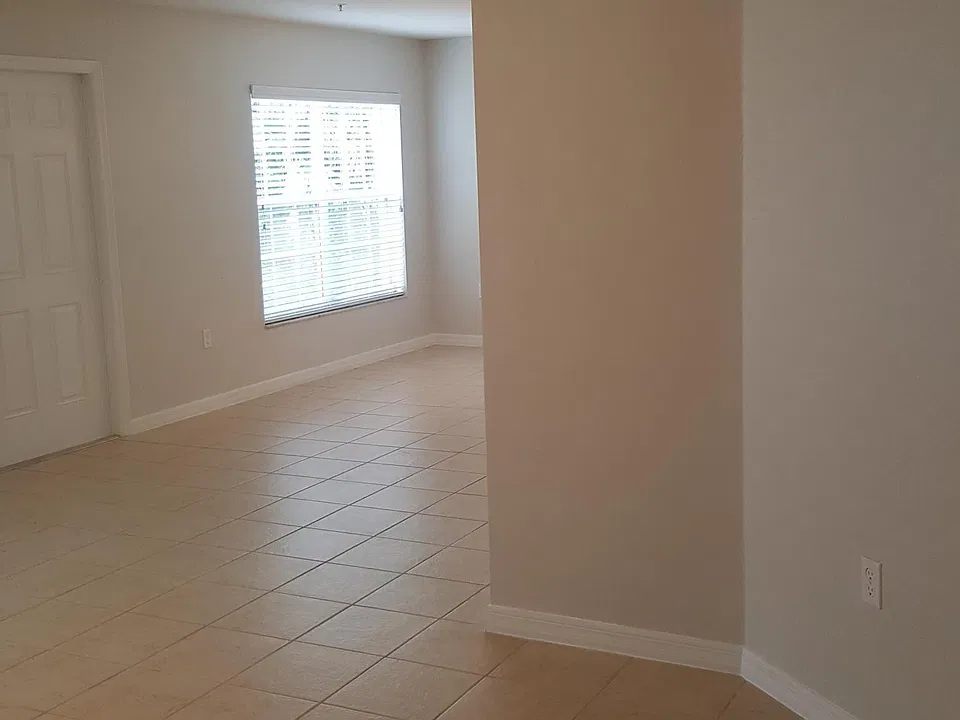 Living room area near perfect spot for the entertainment center.