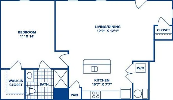 1 Bedroom | 1 Bath | 689 SF 1 Bedroom | 1 Bath | 689 SF