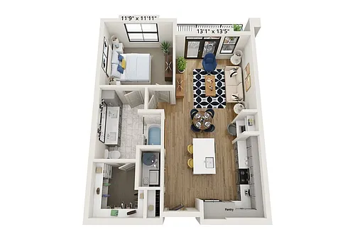 Floor plan A21