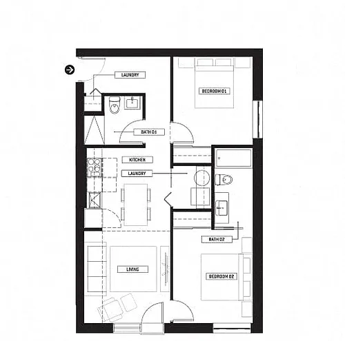Floor plan PEM214